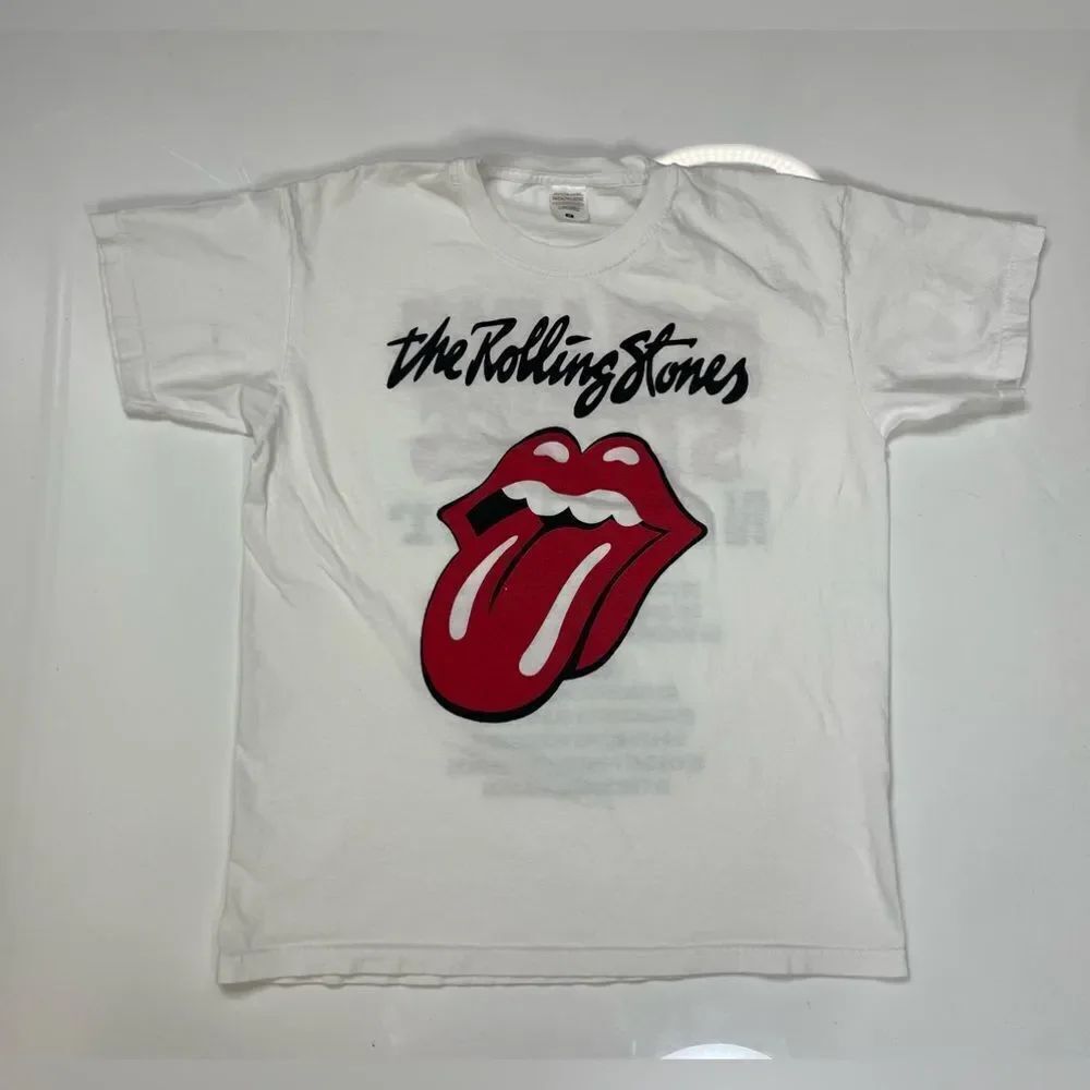 Rolling Stones No Filter 2018 Tour Graphic T-shirt Women Medium White Music